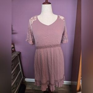 NWOT Easel Mauve Dress